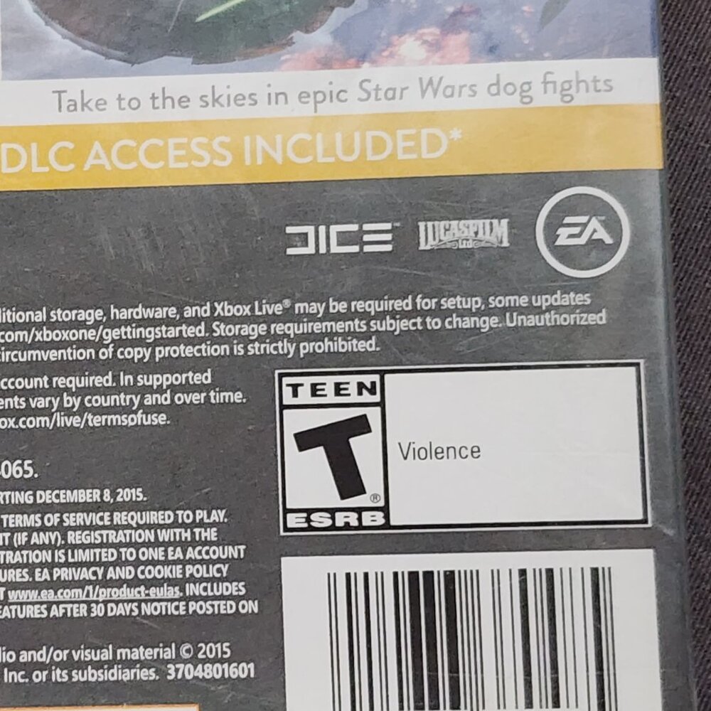 Microsoft Xbox One Star Wars Battlefront Exclusive Walmart Trading Disc and Game - Picture 8 of 16